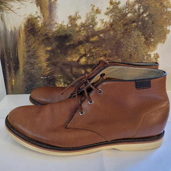 Lacoste Other - Mens Lacoste brown leather ankle boots